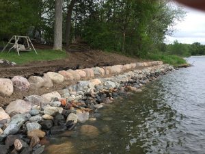 boulder shoreline protection