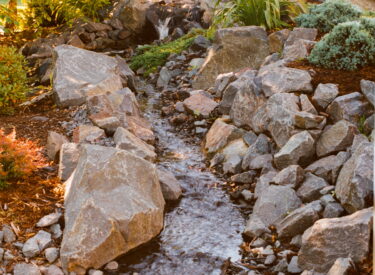 Water Restoration with Boulders walls 2